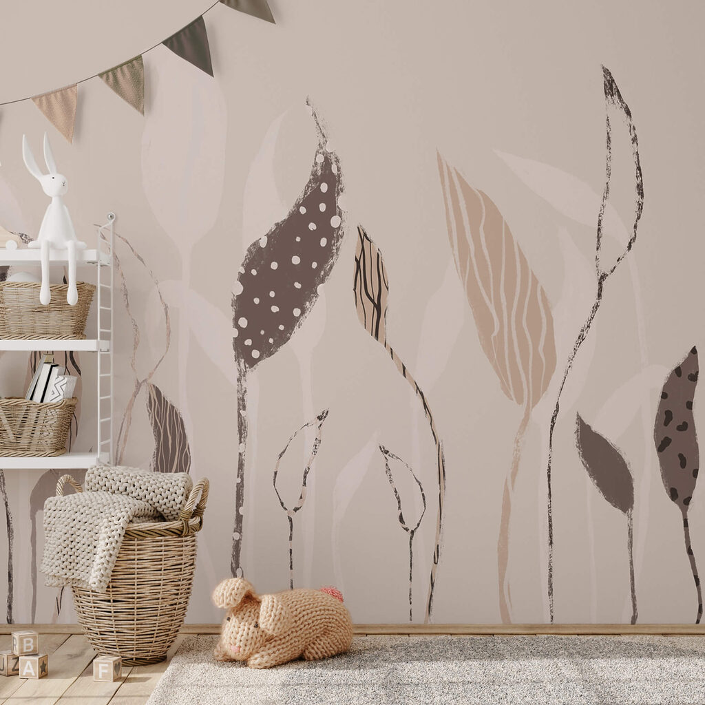 Leaves on long stems — interior 4