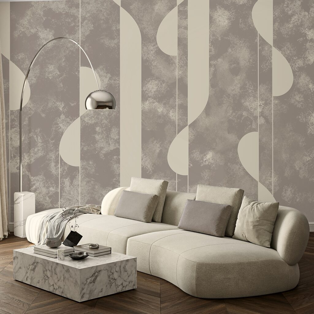 Shapes on Plaster in an interior