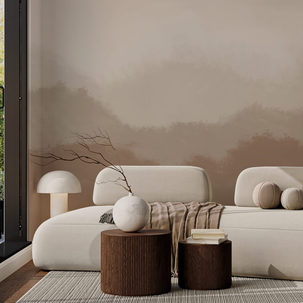 Hills in fading brown — interior 2