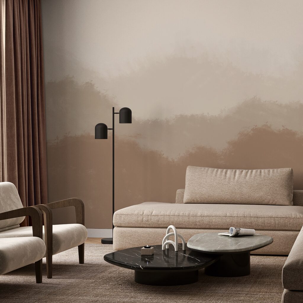 Hills in fading brown — interior 3