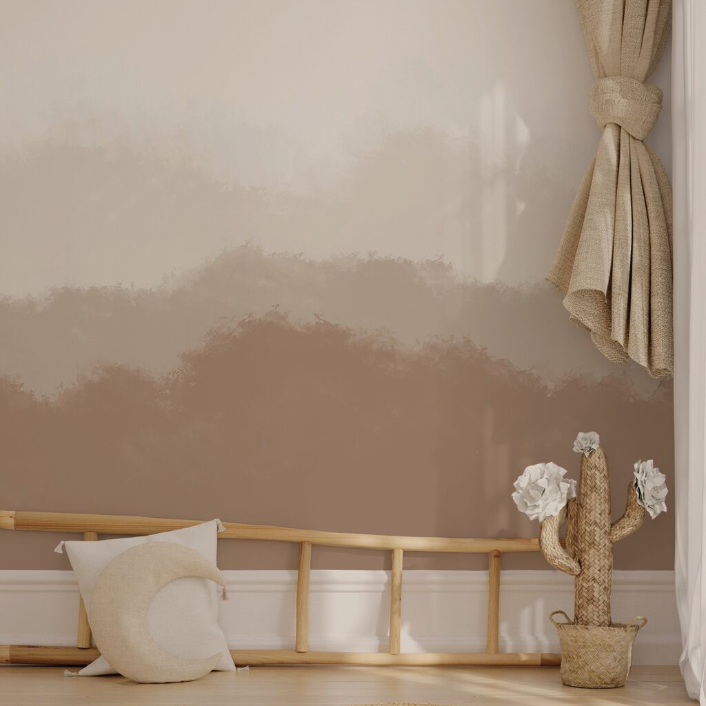 Hills in fading brown — interior 1
