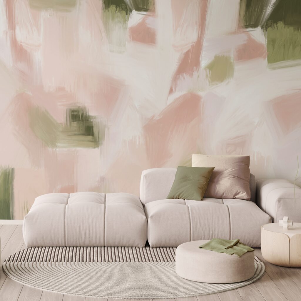 Soft Colour Patches in an interior