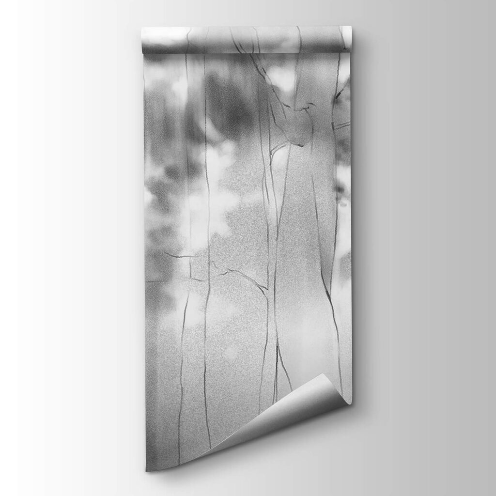 Forest in fading reflection — product view