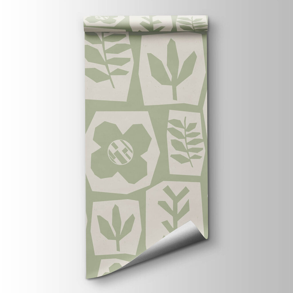 Flowers as green patches — product view