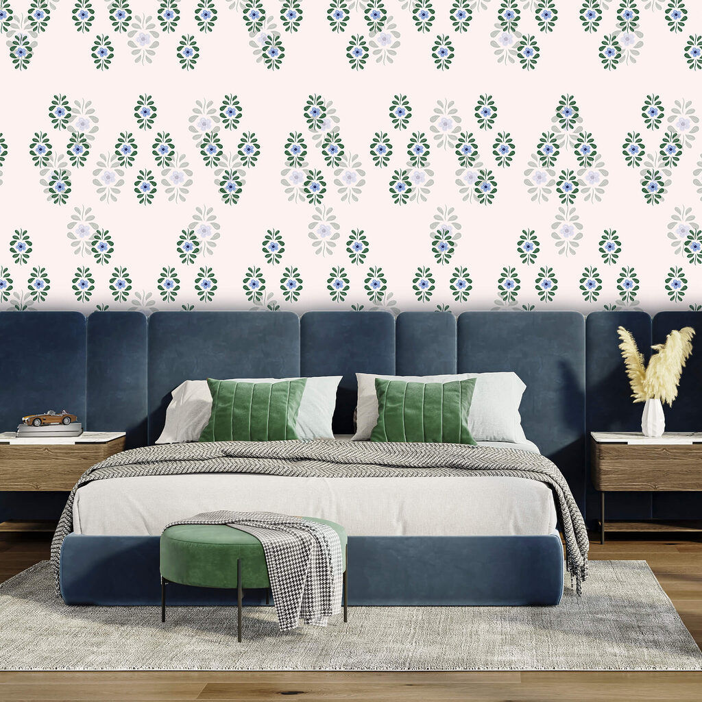 Small flowers in rows — interior 2