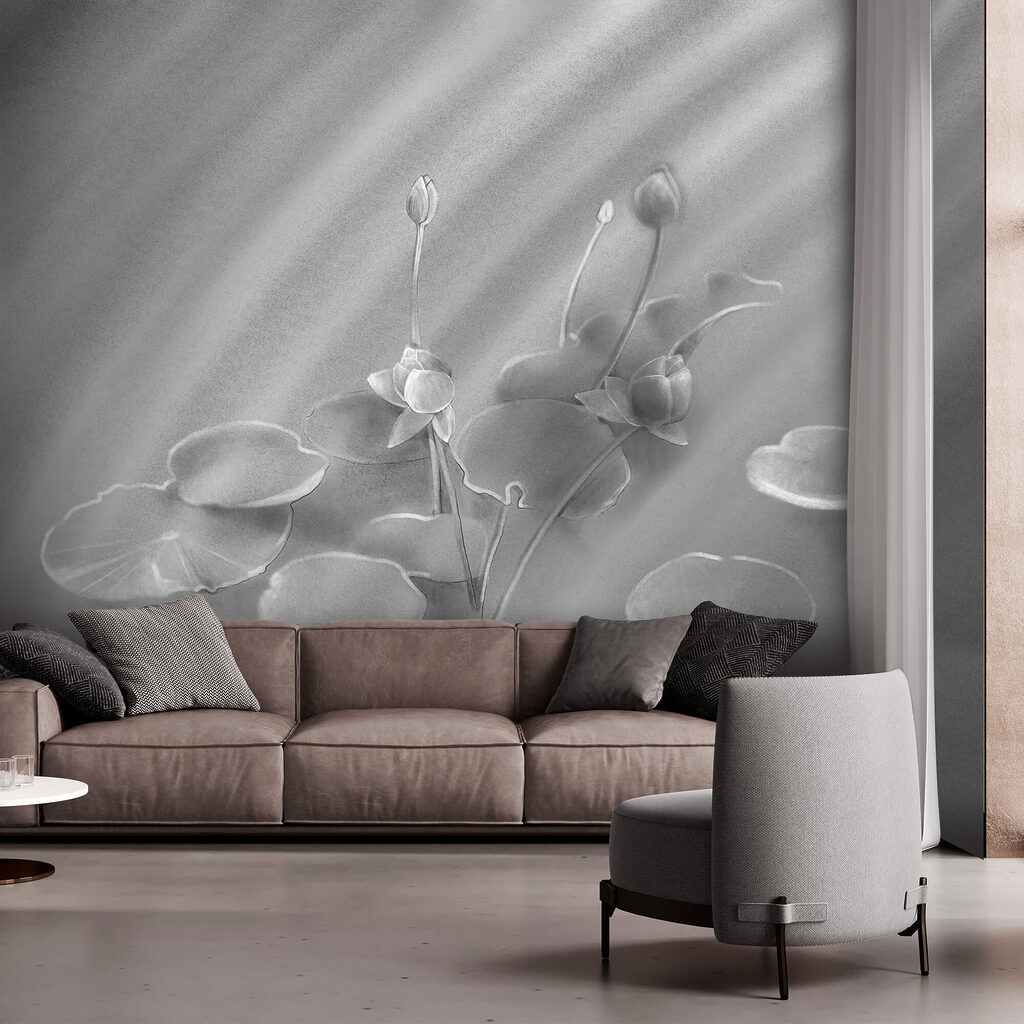 Lotus under slanted light — interior 1