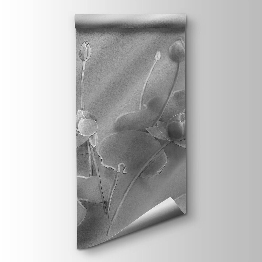 Lotus under slanted light — product view