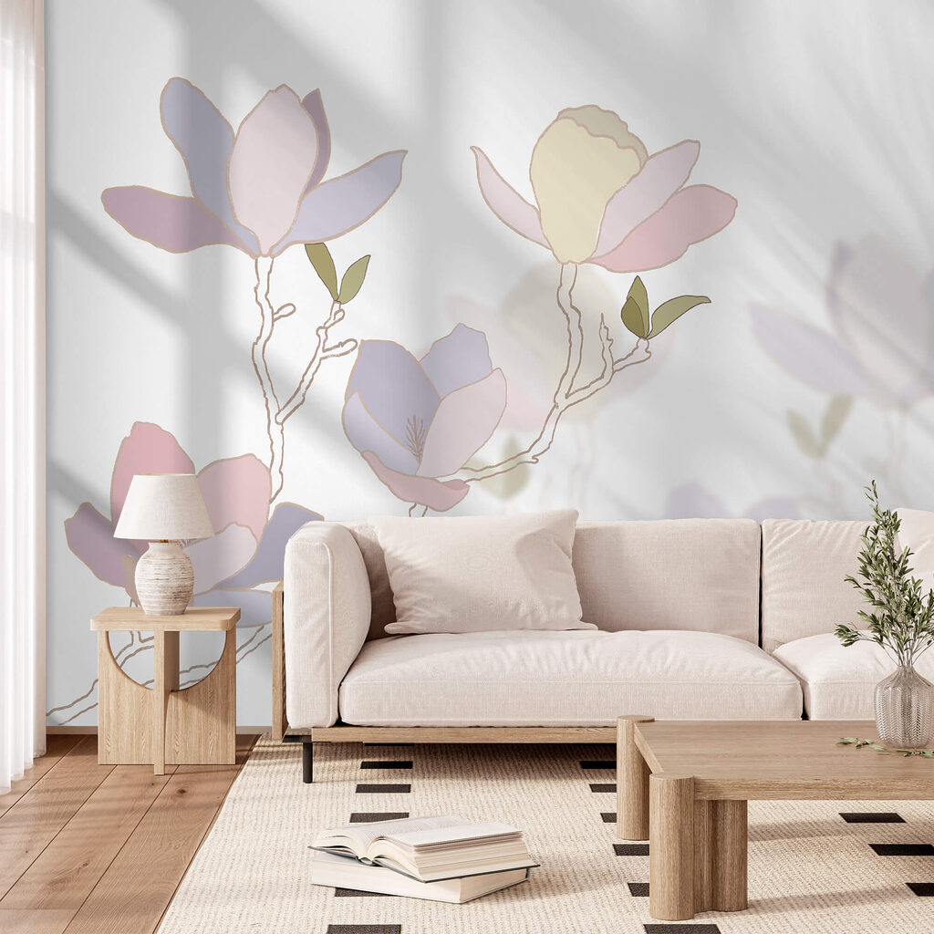 Magnolia in pastel tones — interior 1