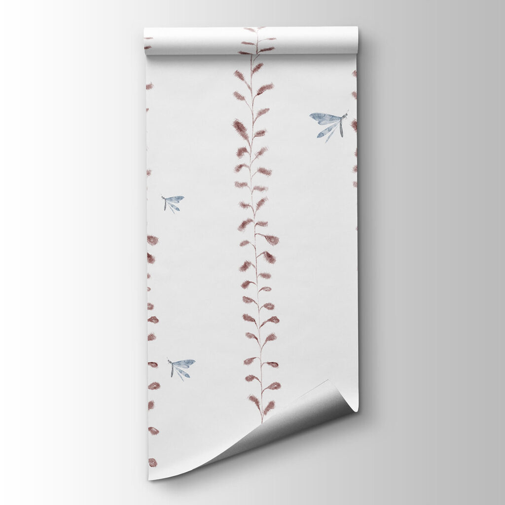 Fine tendrils with butterflies — product view