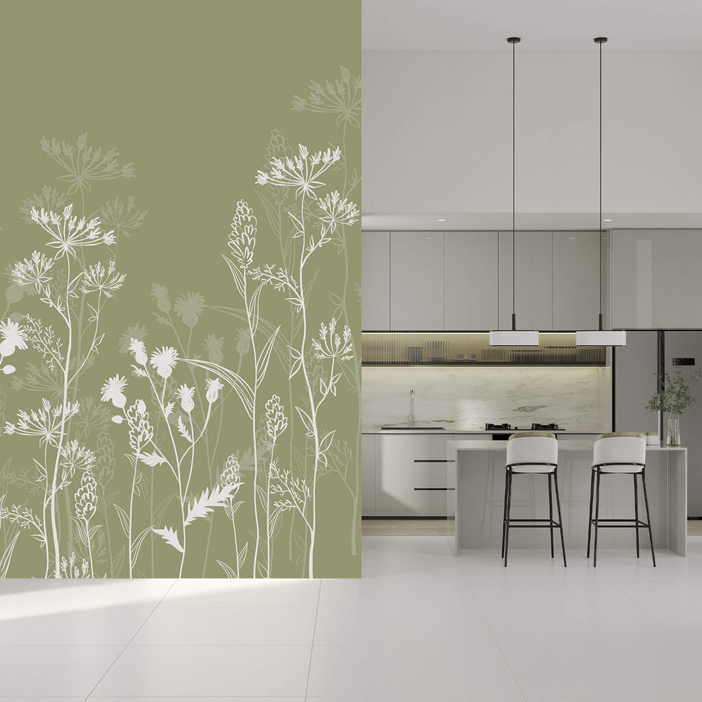 White wildflowers — interior 2