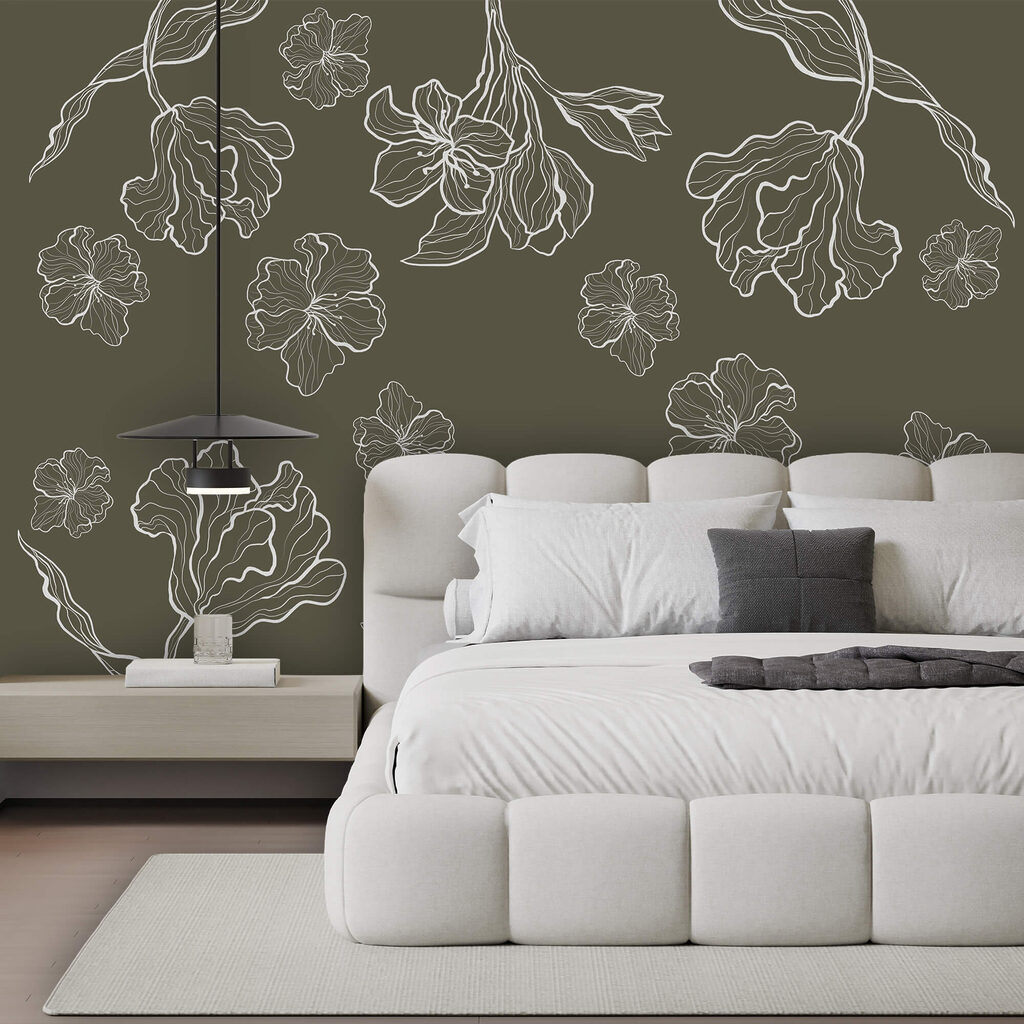 Flower outlines — interior 2