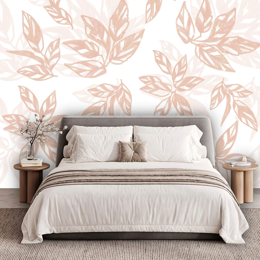 Sketched leaf outlines — interior 1