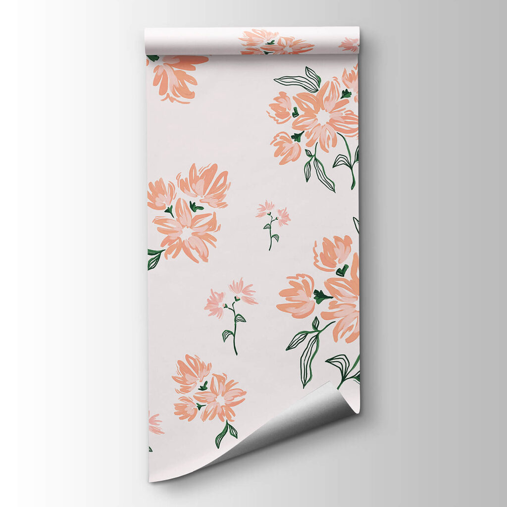 Loose bouquets in peach — product view