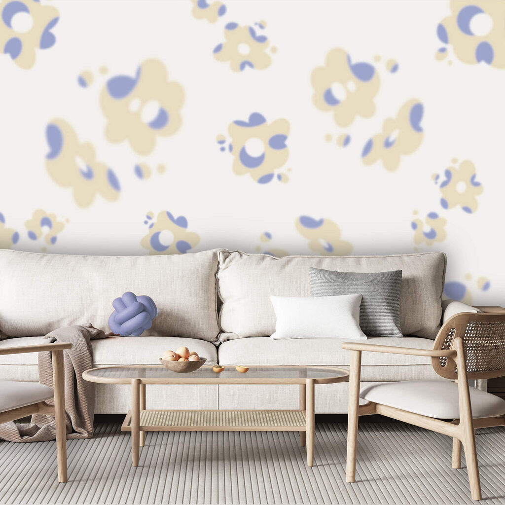 Pastel flower patches — interior 2