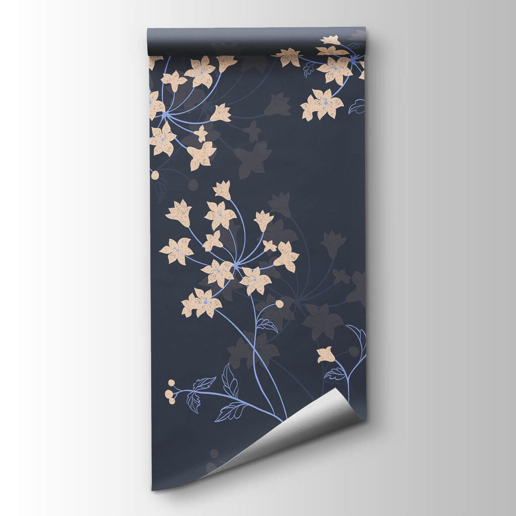 Blossom on slate blue — product view
