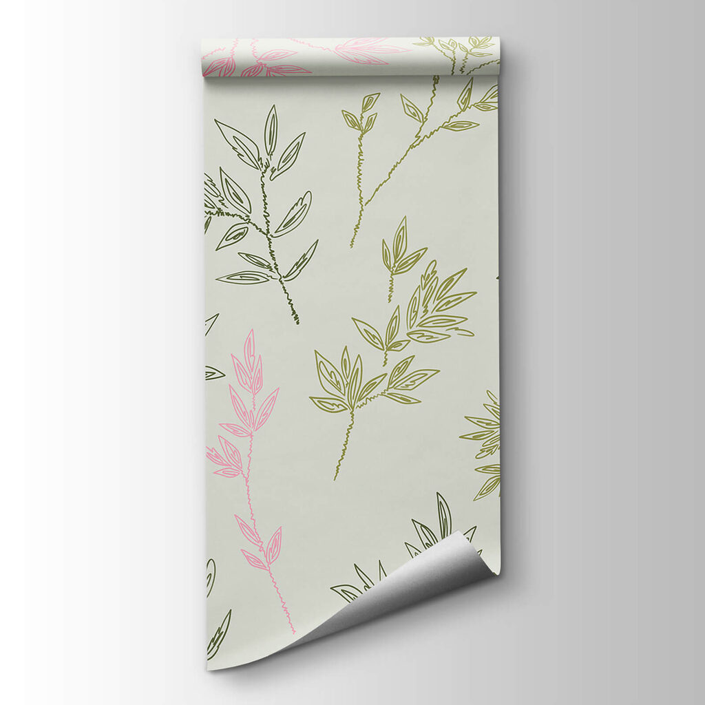 Pink twigs among green — product view