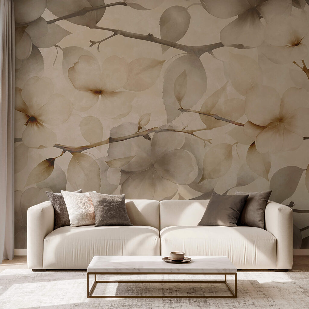 Blossom in sand tones — interior 1