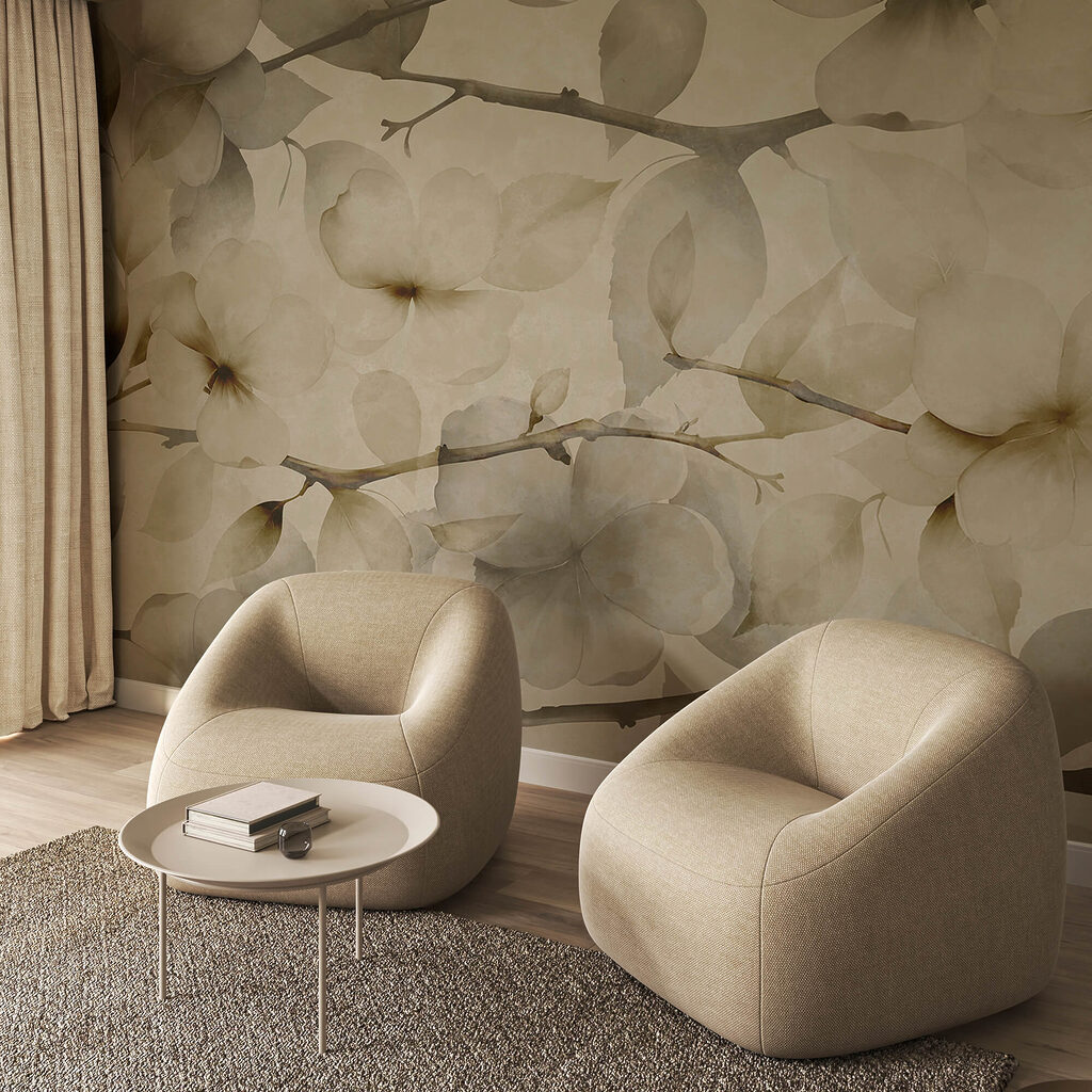 Blossom in sand tones — interior 2