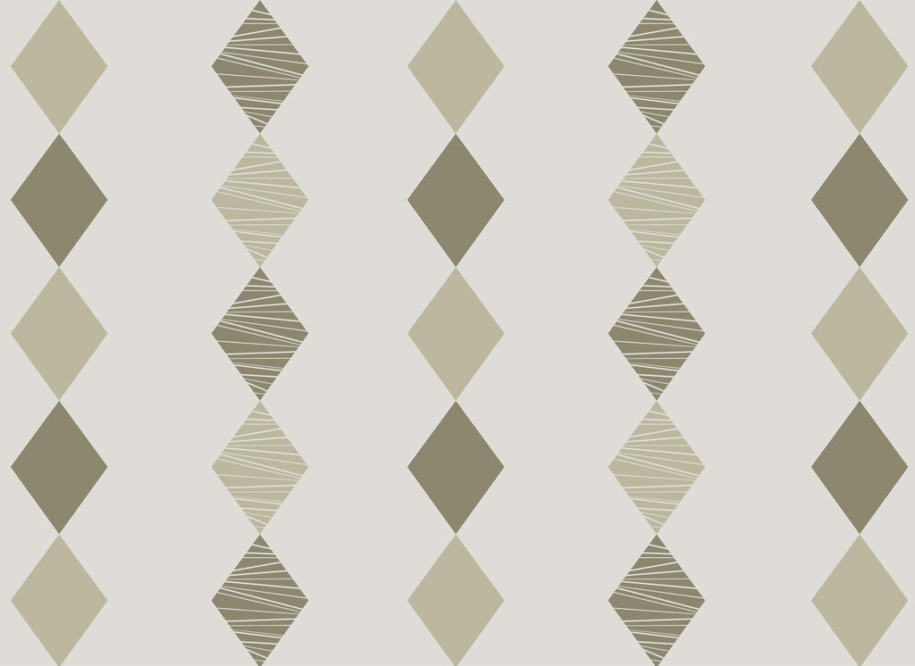 Diamonds in earth tones — full design