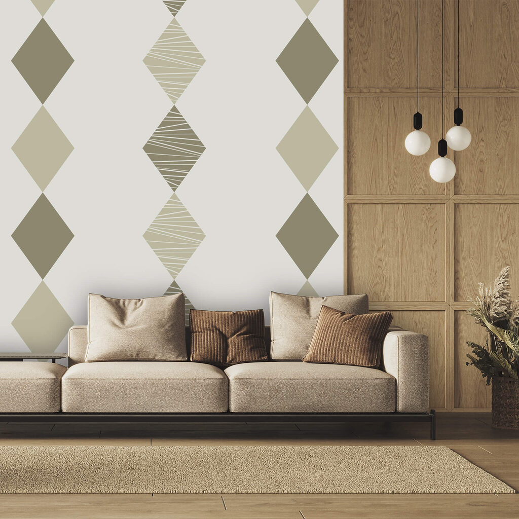 Diamonds in earth tones — interior 1