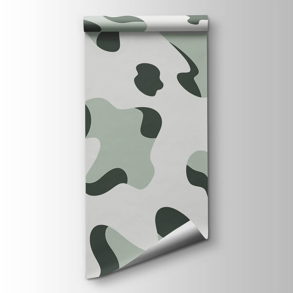 Round patches in grey-green — product view