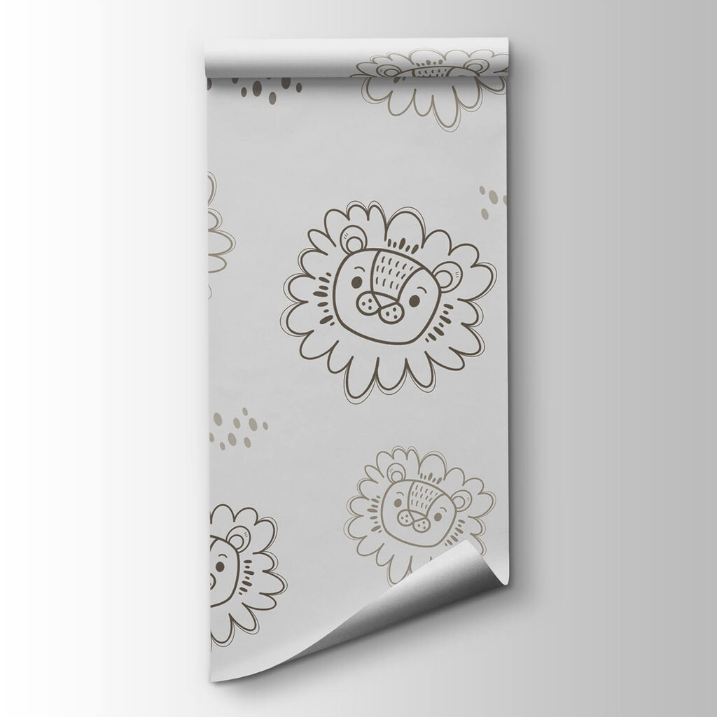 Friendly lion heads — product view