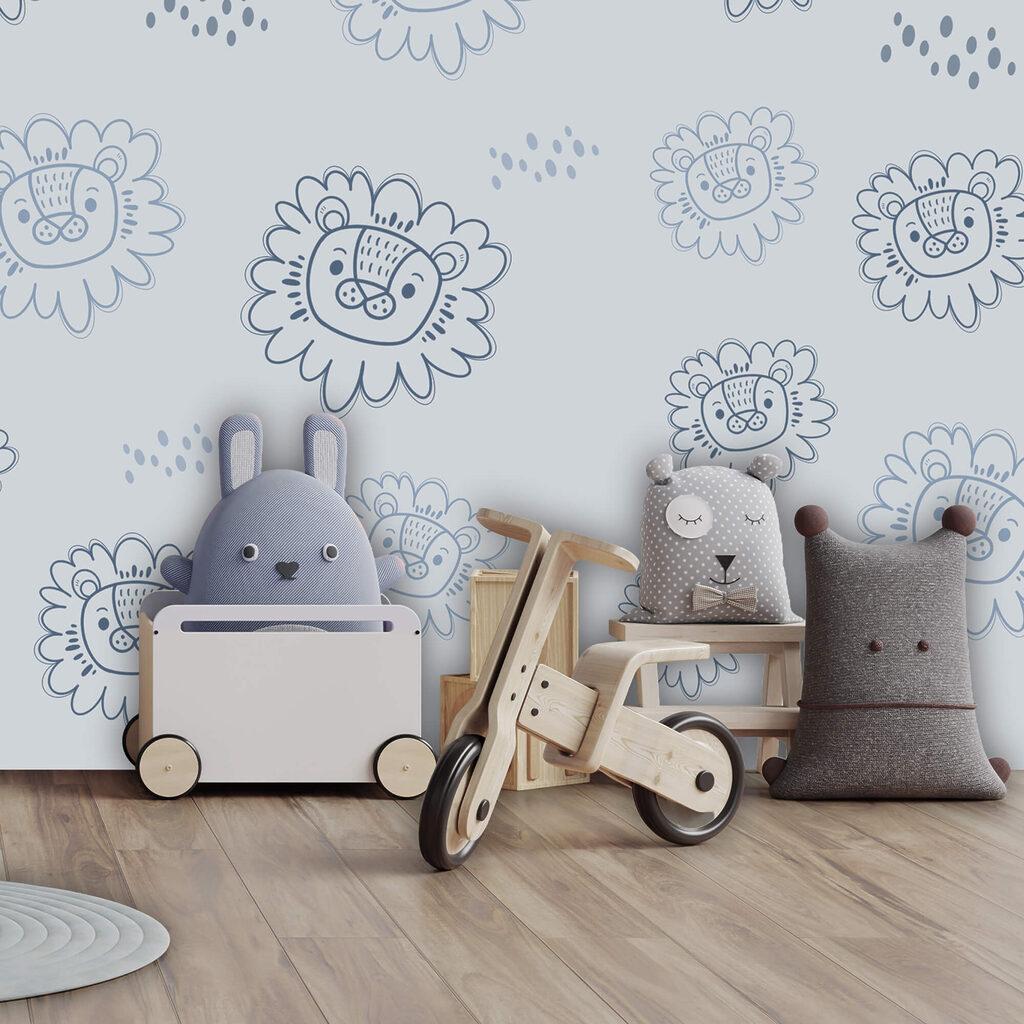 Little Lion Faces in an interior