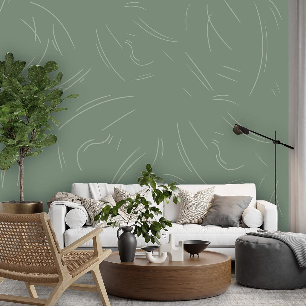 Feathered Strokes in an interior