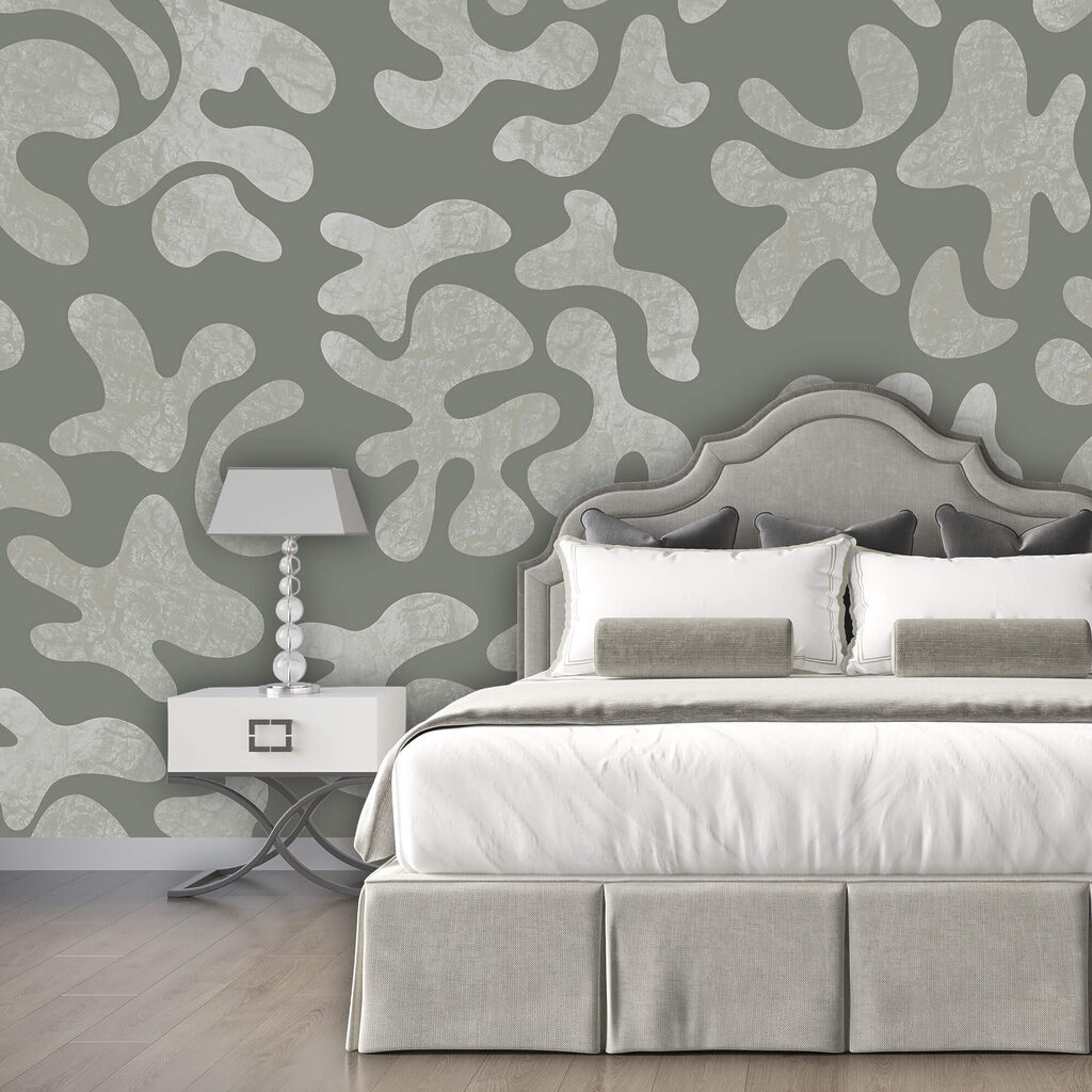 Round patches on grey-green — interior 2