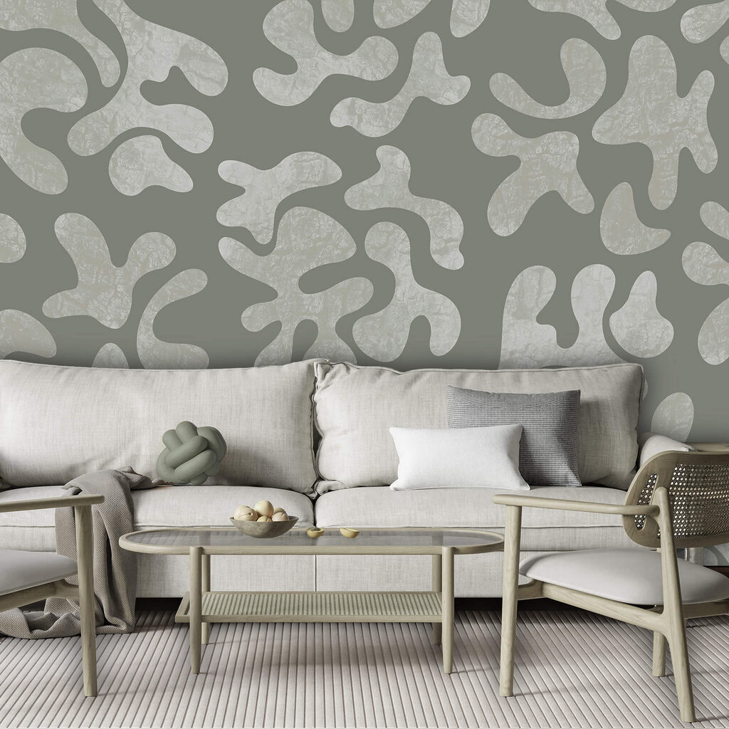 Round patches on grey-green — interior 1