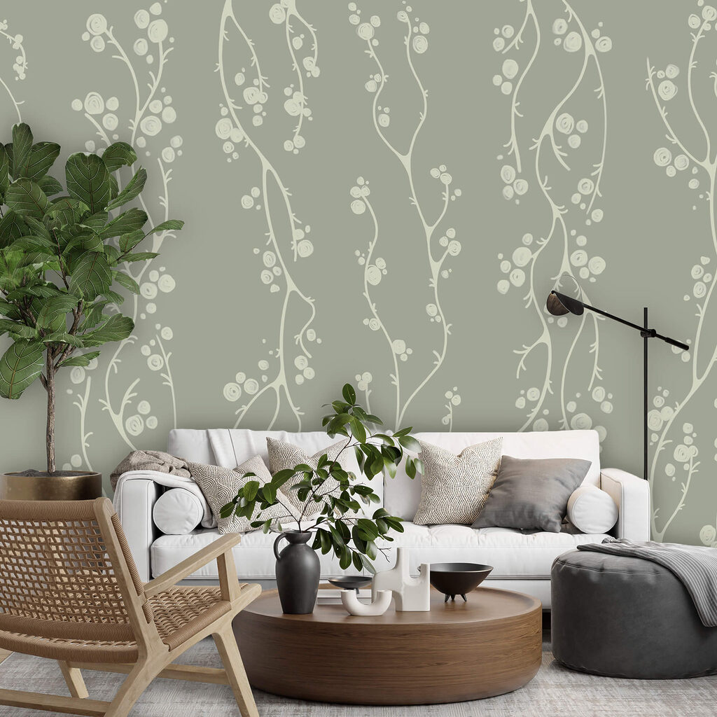 Branches with small berries — interior 1