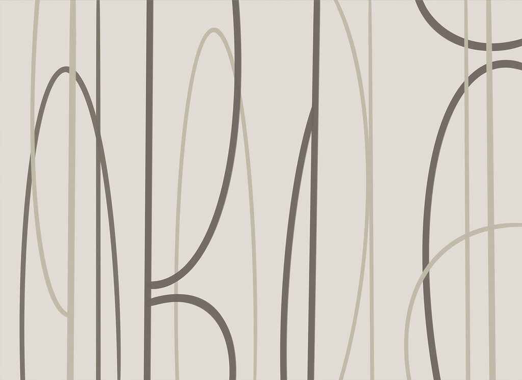 Loops between vertical stripes — full design