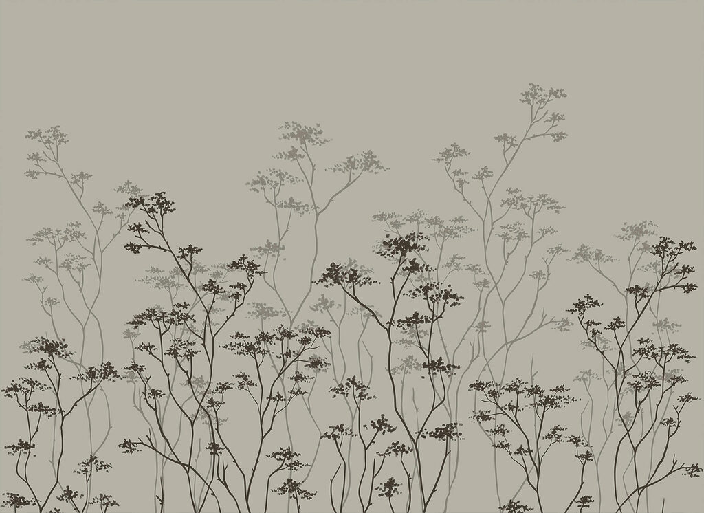 Delicate wildflower stems — full design