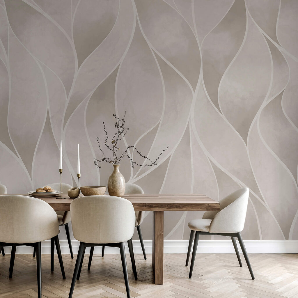 Folded Leaves in an interior