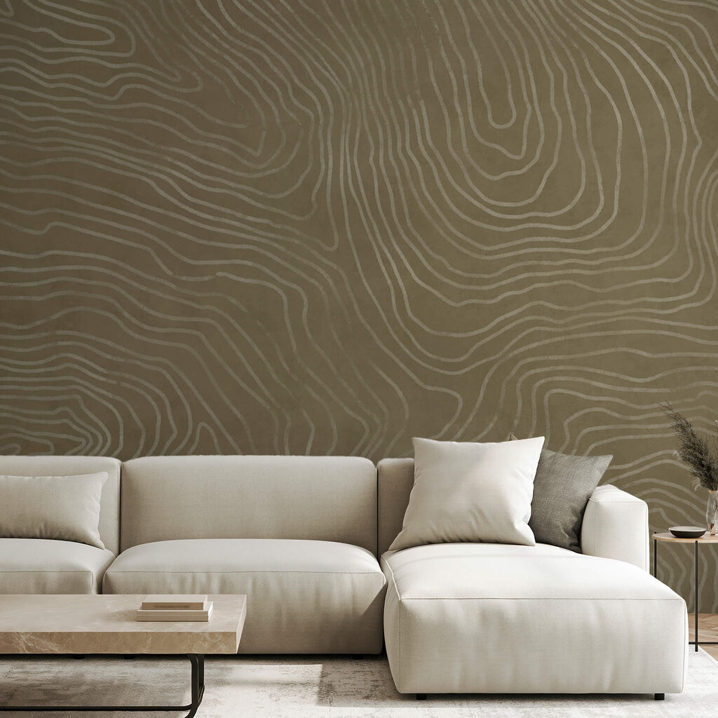 Wavy contour lines — interior 1