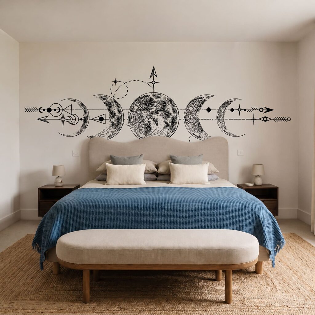Moon phases and arrows — interior 2