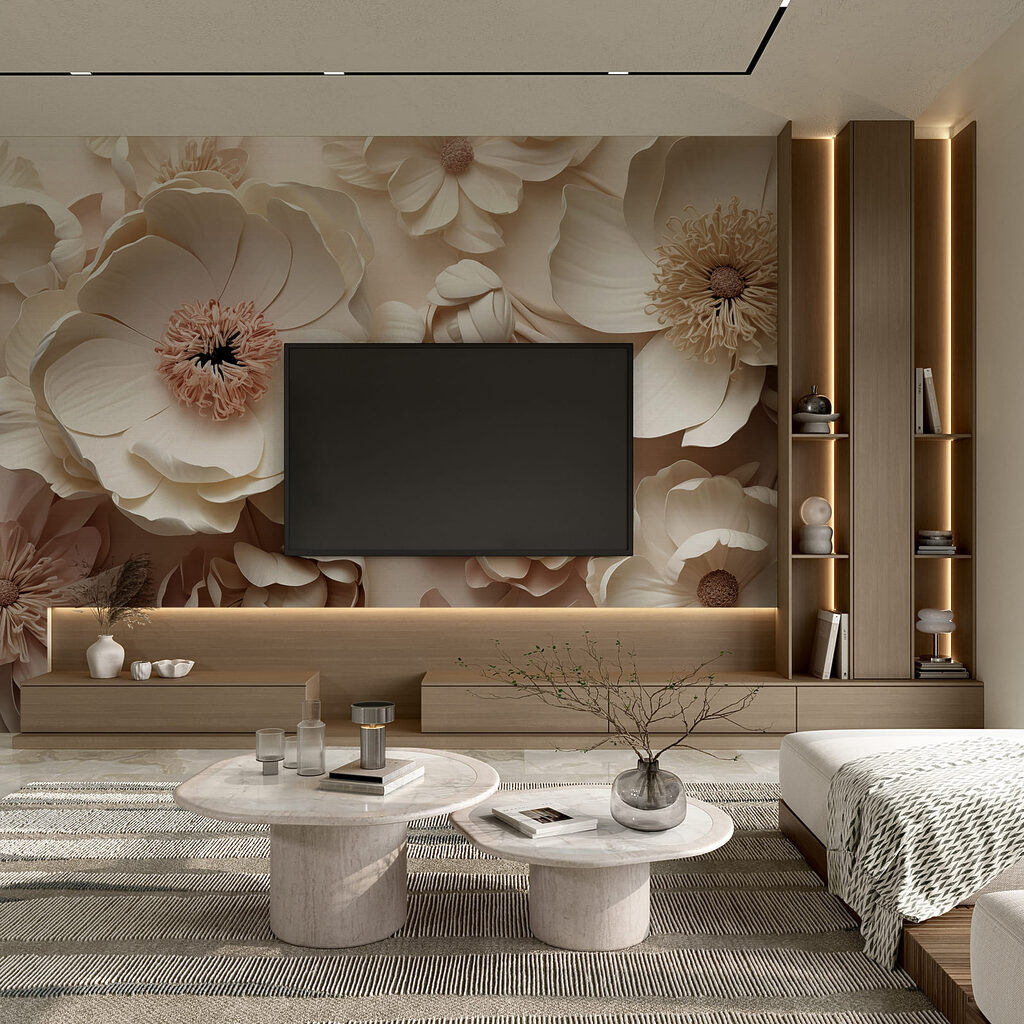 Layered flowers — interior 2