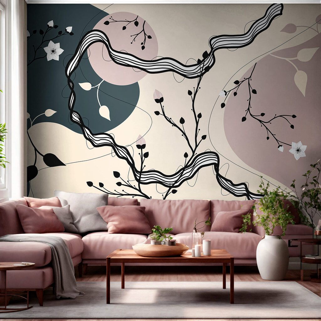 Blossom among winding lines — interior 2