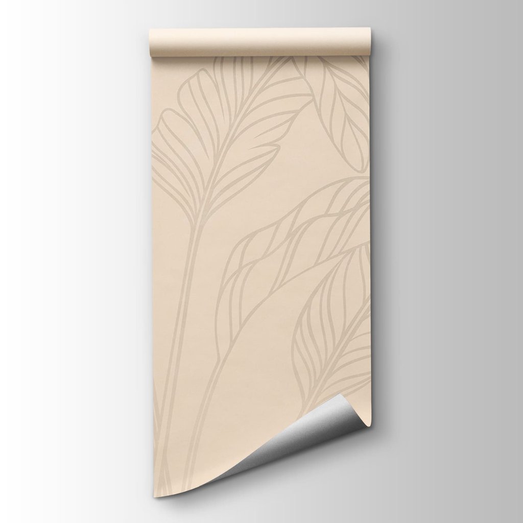 Palm leaf in outline — product view