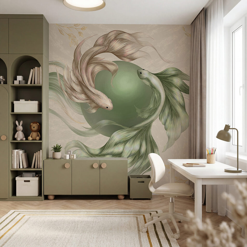 Fish around a circle — interior 3