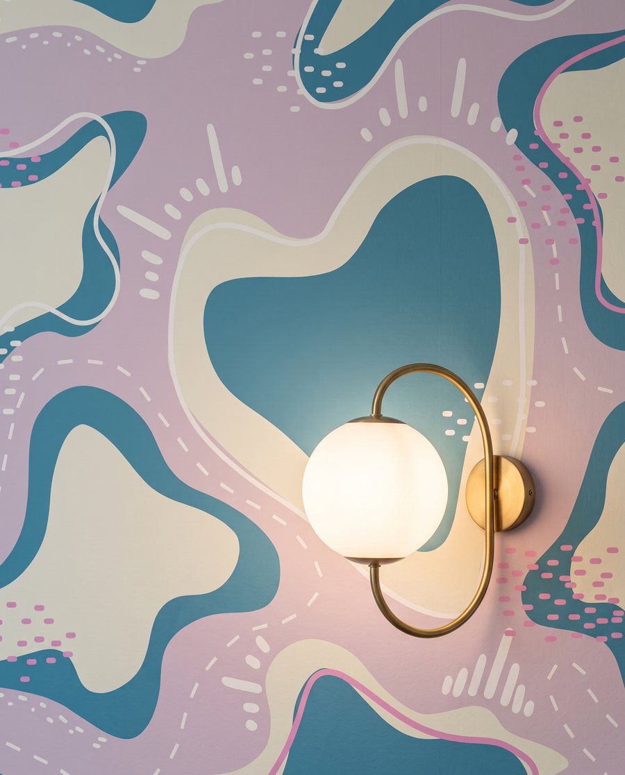 Playful Wiggly Shapes — detail