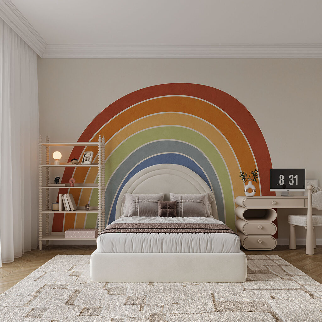 Rainbow bands — interior 1