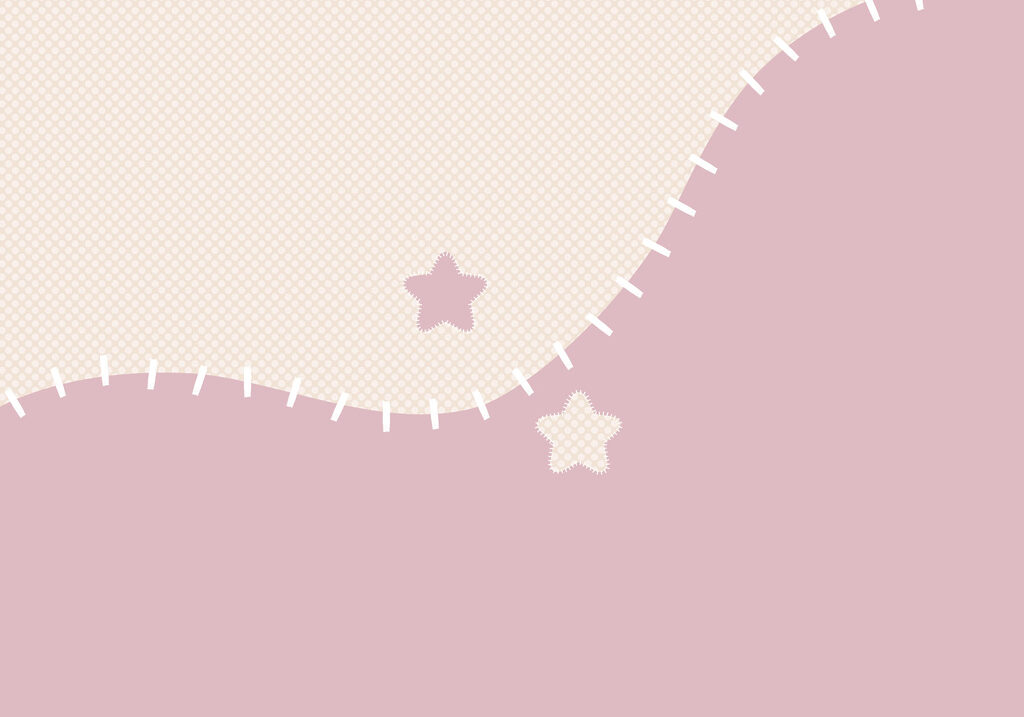 Stitched edge with stars — full design