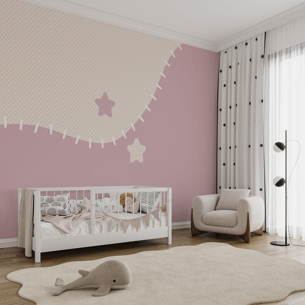 Stitched edge with stars — interior 1