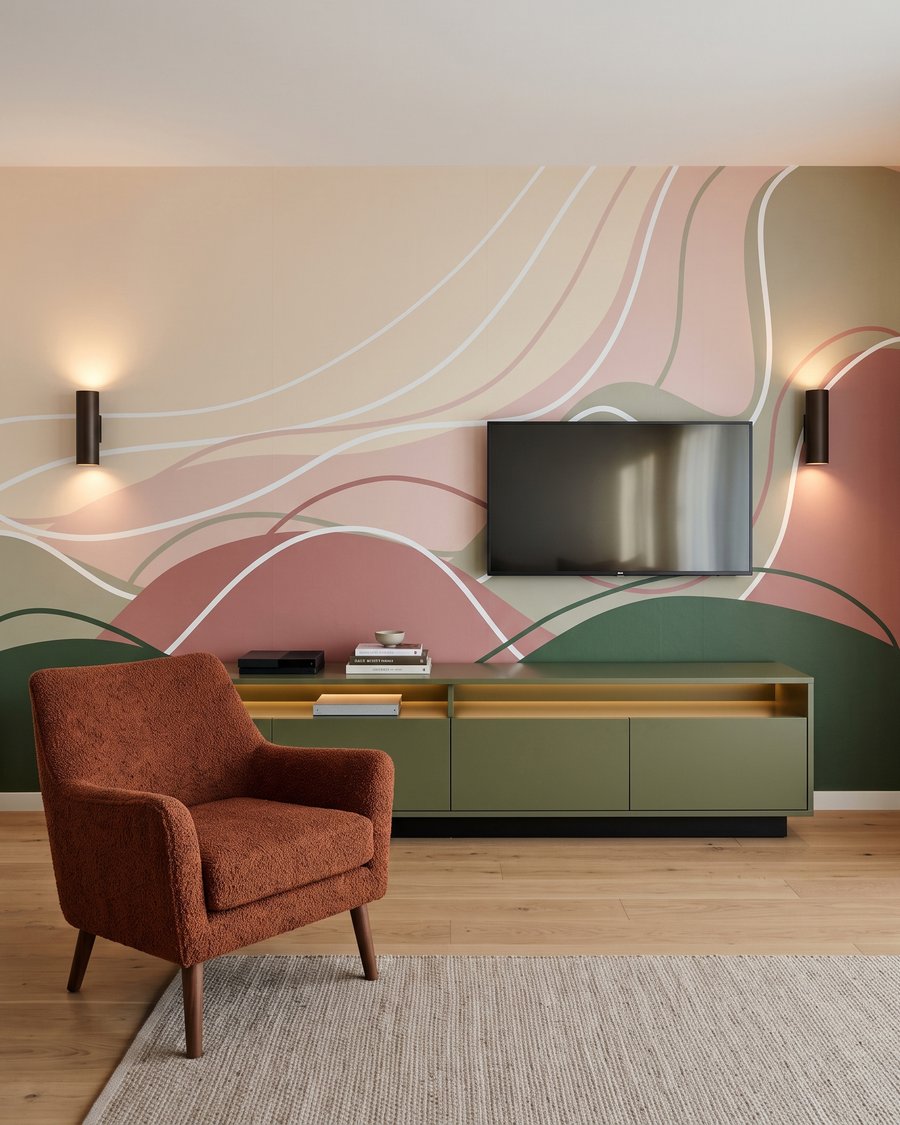 Hills in Harmony in an interior