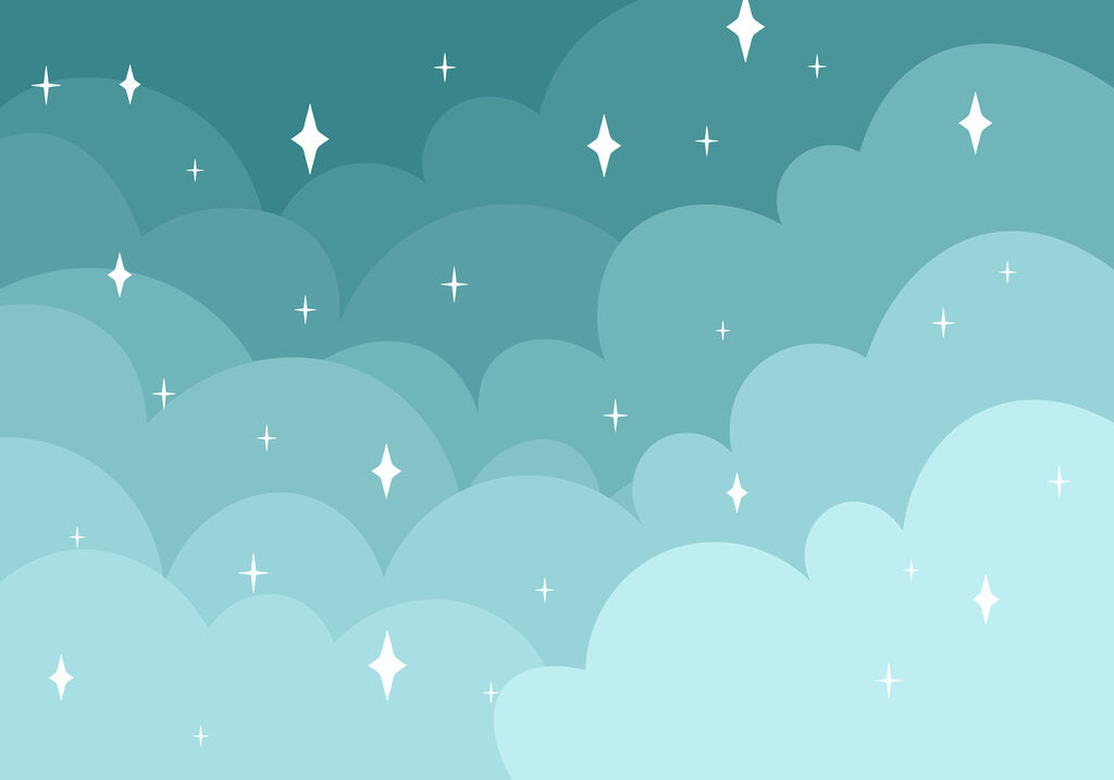 Clouds among the stars — full design