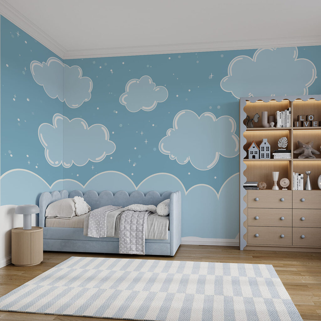 Clouds over scallops — interior 1