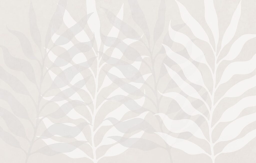 Overlapping leafy branches — full design