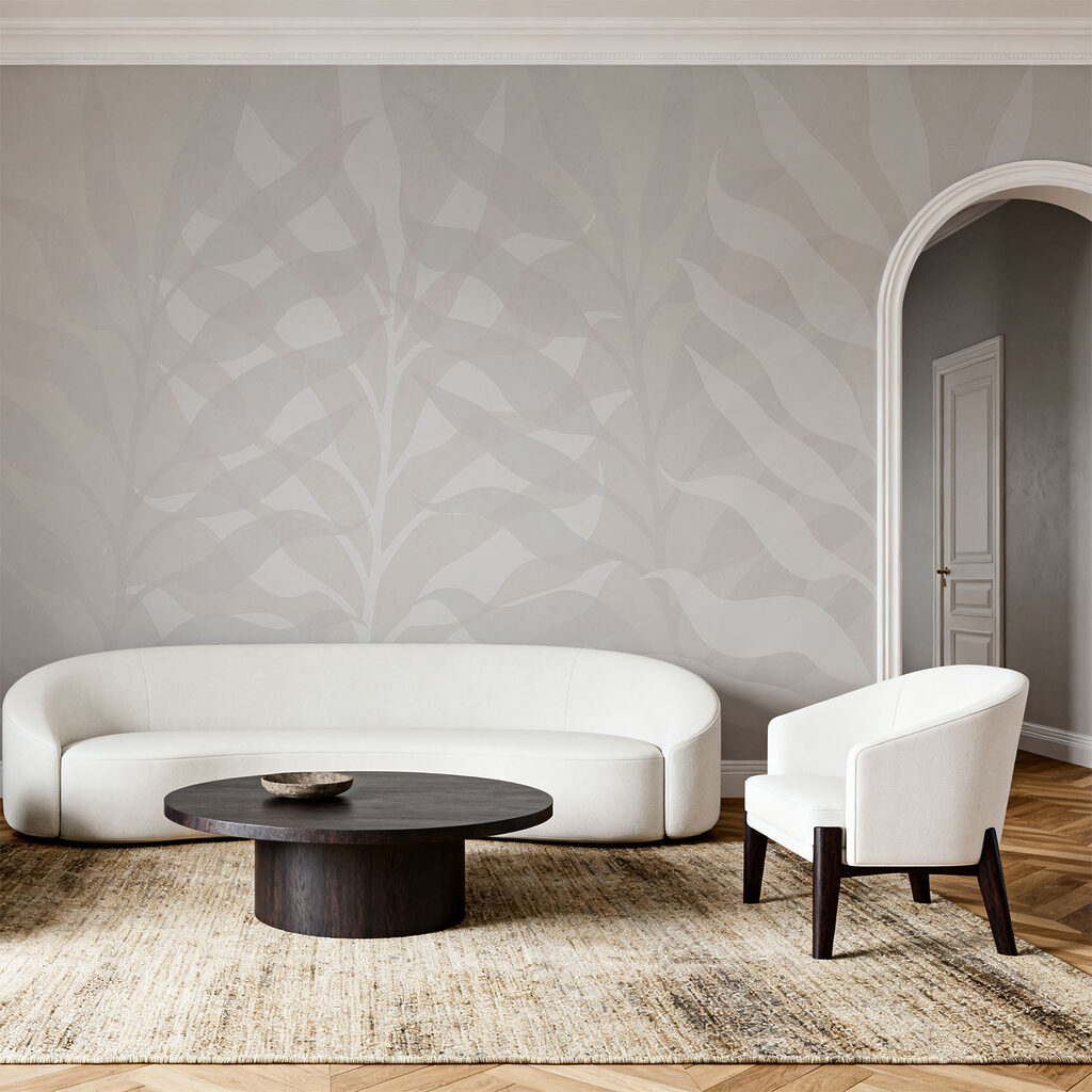 Overlapping leafy branches — interior 1
