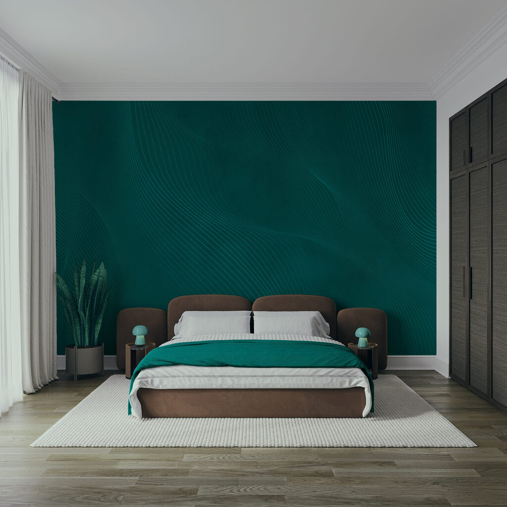 Fine blue-green waves — interior 1